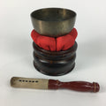 Japanese Buddhist Altar Fitting Vtg Orin Bell Singing Bowl Pillow Striker BU445
