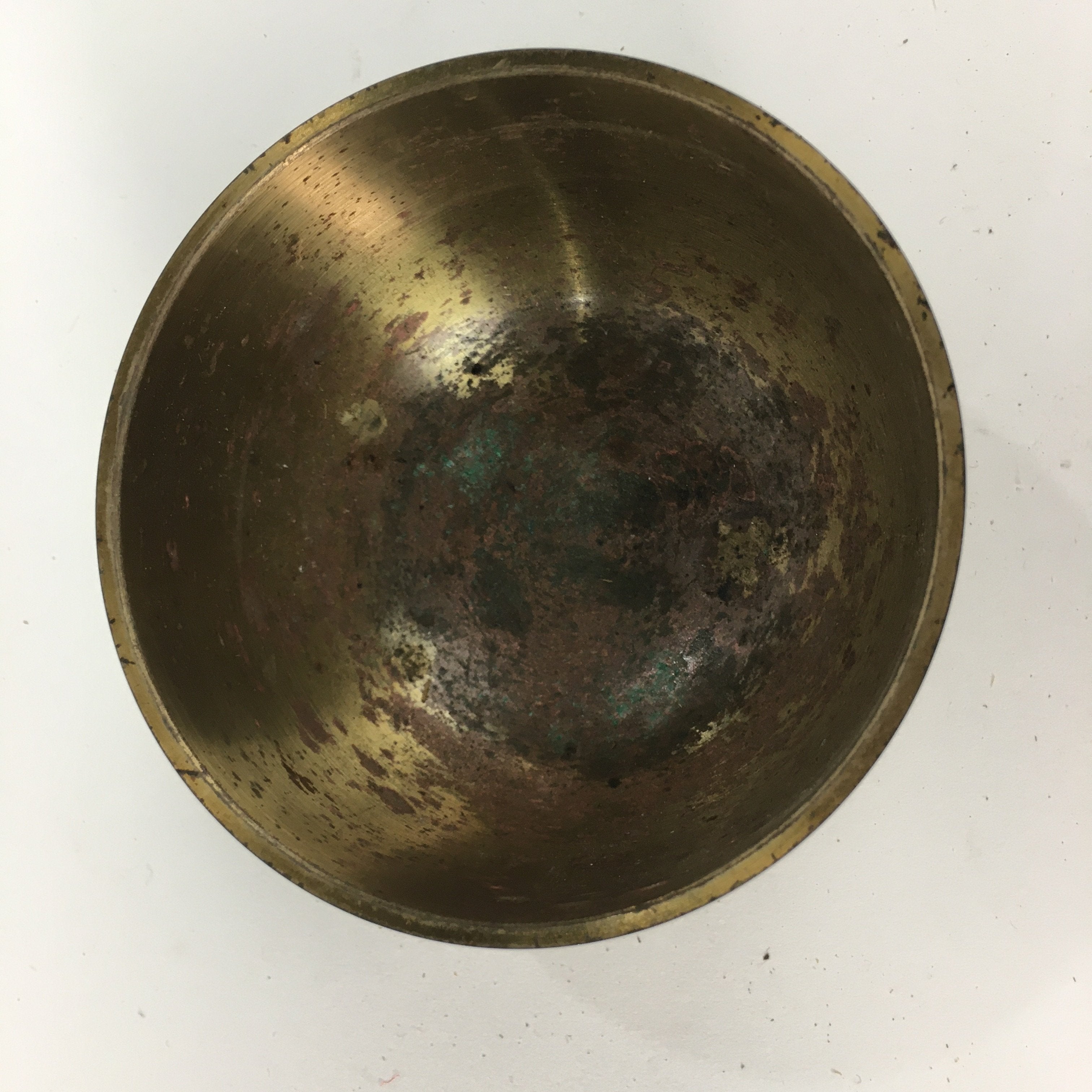 Japanese Buddhist Altar Fitting Vtg Orin Bell Singing Bowl Pillow Striker BU449