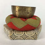 Japanese Buddhist Altar Fitting Vtg Orin Bell Singing Bowl Pillow Striker BU449