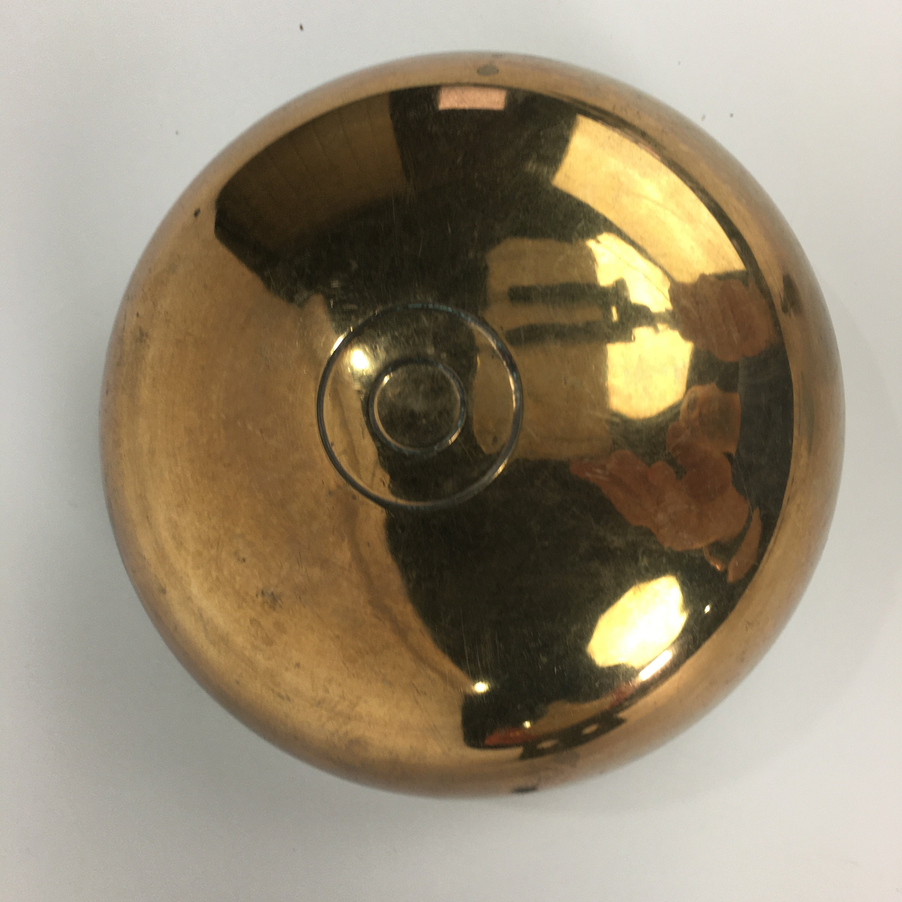 Japanese Buddhist Altar Fitting Vtg Orin Bell Singing Bowl Pillow Striker BU451