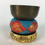 Japanese Buddhist Altar Fitting Vtg Orin Bell Singing Bowl Pillow Striker BU452