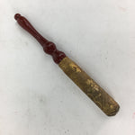 Japanese Buddhist Altar Fitting Vtg Orin Bell Singing Bowl Pillow Striker BU547