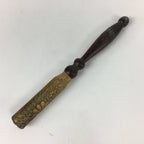 Japanese Buddhist Altar Fitting Vtg Orin Bell Singing Bowl Pillow Striker BU577