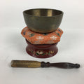 Japanese Buddhist Altar Fitting Vtg Orin Bell Singing Bowl Pillow Striker BU577