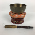Japanese Buddhist Altar Fitting Vtg Orin Bell Singing Bowl Pillow Striker BU577