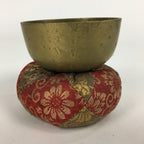Japanese Buddhist Altar Fitting Vtg Orin Bell Singing Bowl Pillow Striker BU612