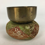 Japanese Buddhist Altar Fitting Vtg Orin Bell Singing Bowl Pillow Striker BU613