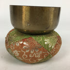 Japanese Buddhist Altar Fitting Vtg Orin Bell Singing Bowl Pillow Striker BU613