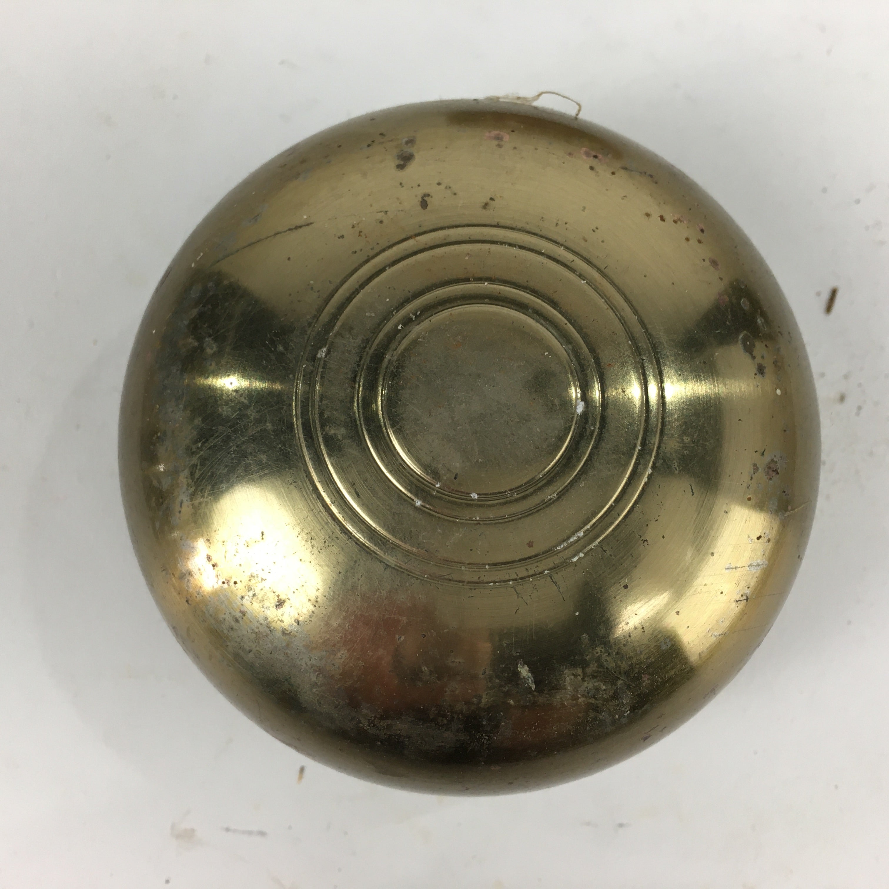 Japanese Buddhist Altar Fitting Vtg Orin Bell Singing Bowl Pillow Striker BU613
