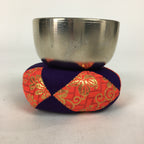 Japanese Buddhist Altar Fitting Vtg Orin Bell Singing Bowl Pillow Striker BU627