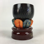 Japanese Buddhist Altar Fitting Vtg Orin Bell Singing Bowl Pillow Striker BU684