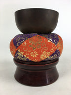 Japanese Buddhist Altar Fitting Vtg Orin Bell Singing Bowl Pillow Striker BU717