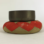 Japanese Buddhist Altar Fitting Vtg Orin Bell Singing Bowl Pillow Striker BU719