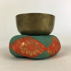 Japanese Buddhist Altar Fitting Vtg Orin Bell Singing Bowl Pillow Striker BU720
