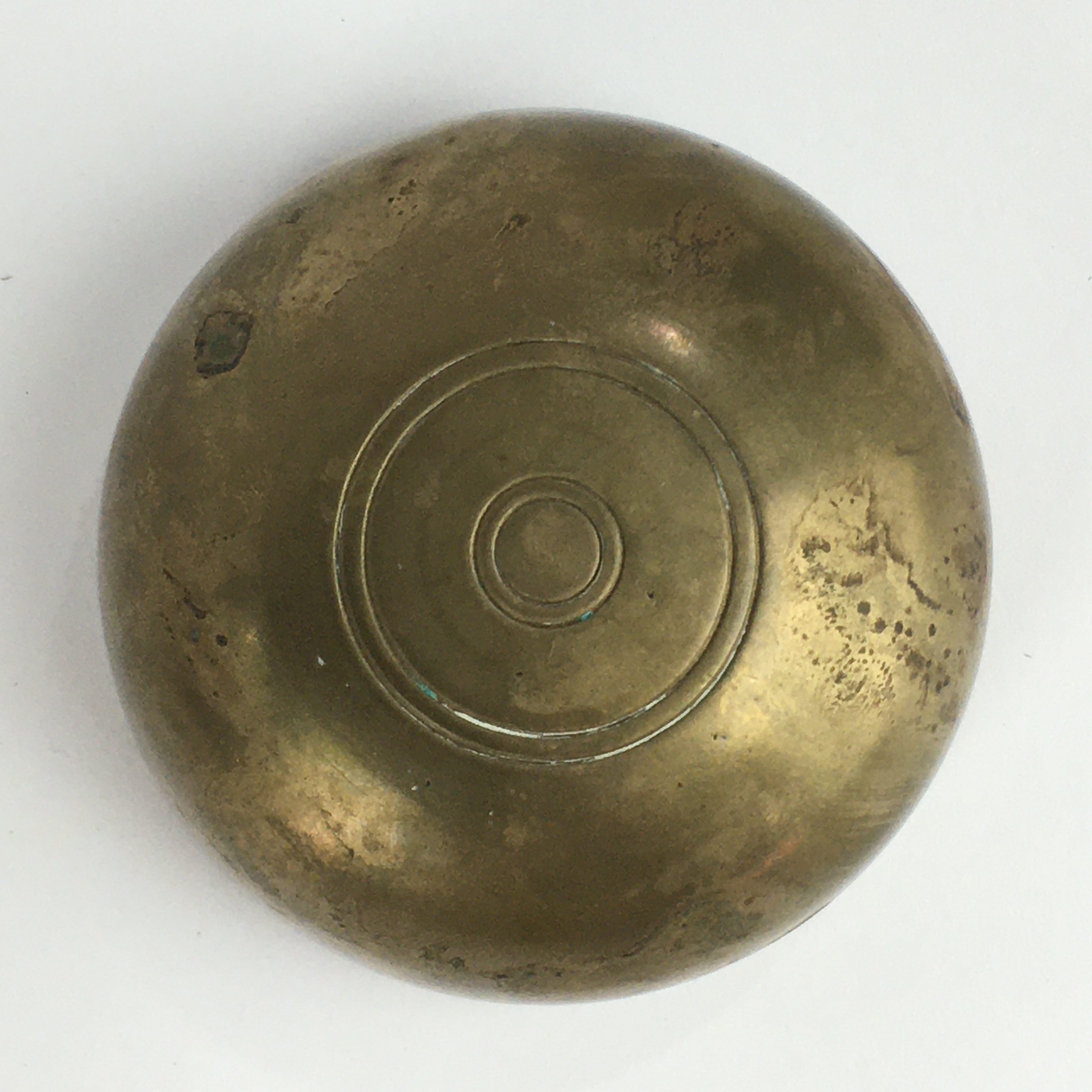 Japanese Buddhist Altar Fitting Vtg Orin Bell Singing Bowl Pillow Striker BU720