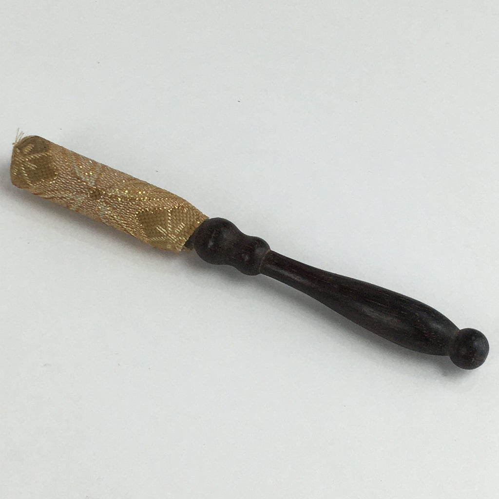 Japanese Buddhist Altar Fitting Vtg Orin Bell Singing Bowl Pillow Striker BU721