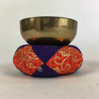 Japanese Buddhist Altar Fitting Vtg Orin Bell Singing Bowl Pillow Striker BU721