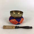Japanese Buddhist Altar Fitting Vtg Orin Bell Singing Bowl Pillow Striker BU721