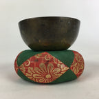 Japanese Buddhist Altar Fitting Vtg Orin Bell Singing Bowl Pillow Striker BU722