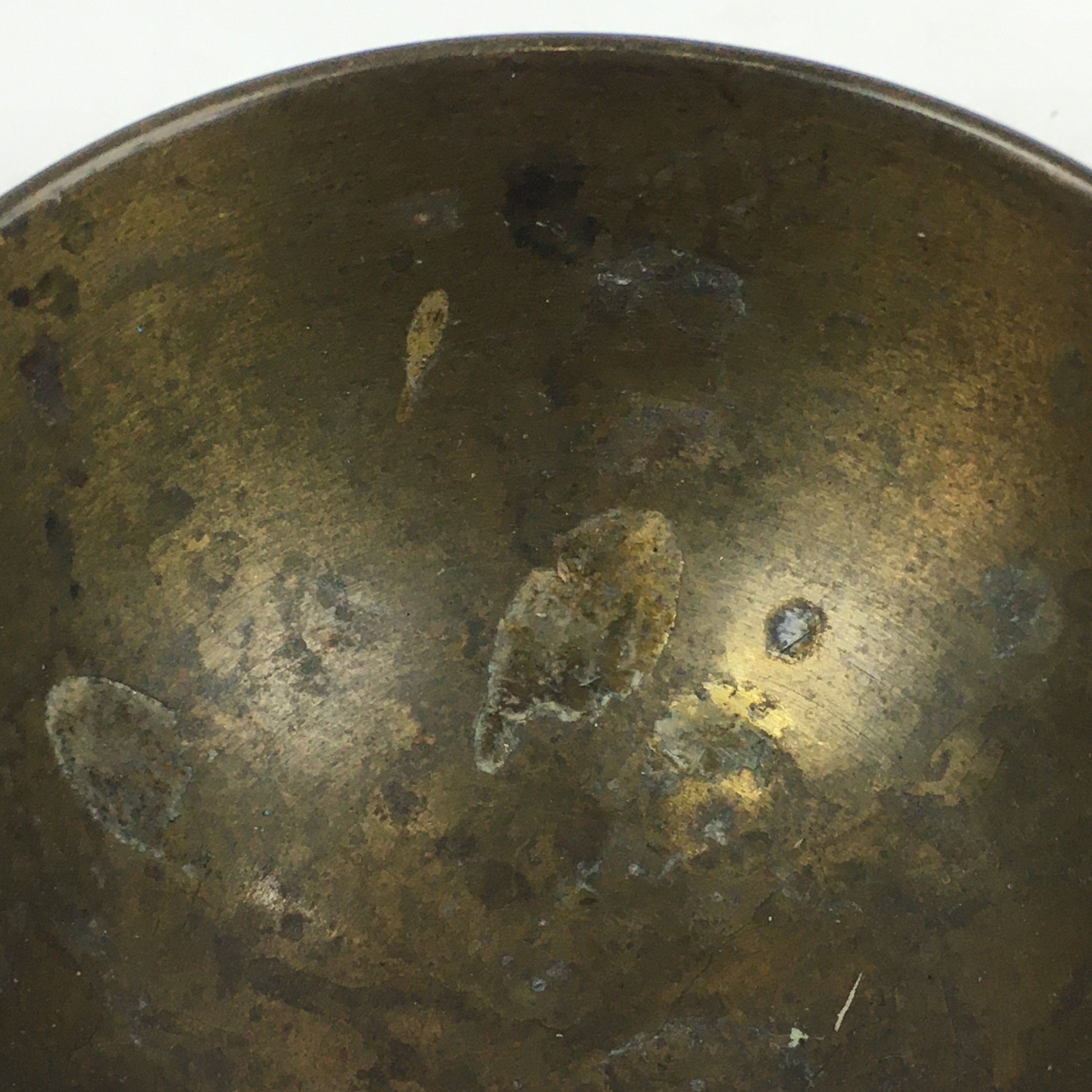 Japanese Buddhist Altar Fitting Vtg Orin Bell Singing Bowl Pillow Striker BU722