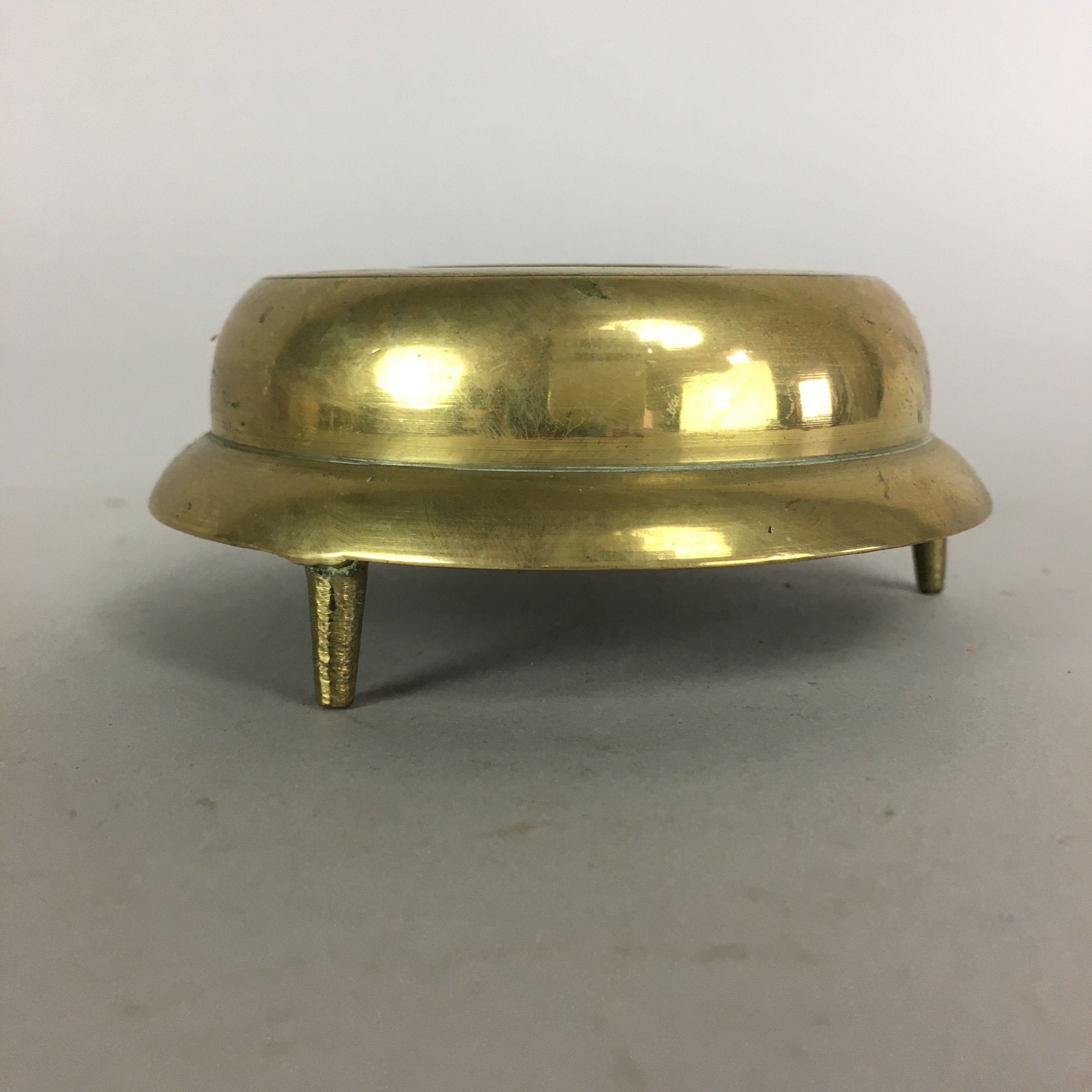Japanese Buddhist Altar Fitting Vtg Orin Singing Prayer Bell Striker Butsudan BU