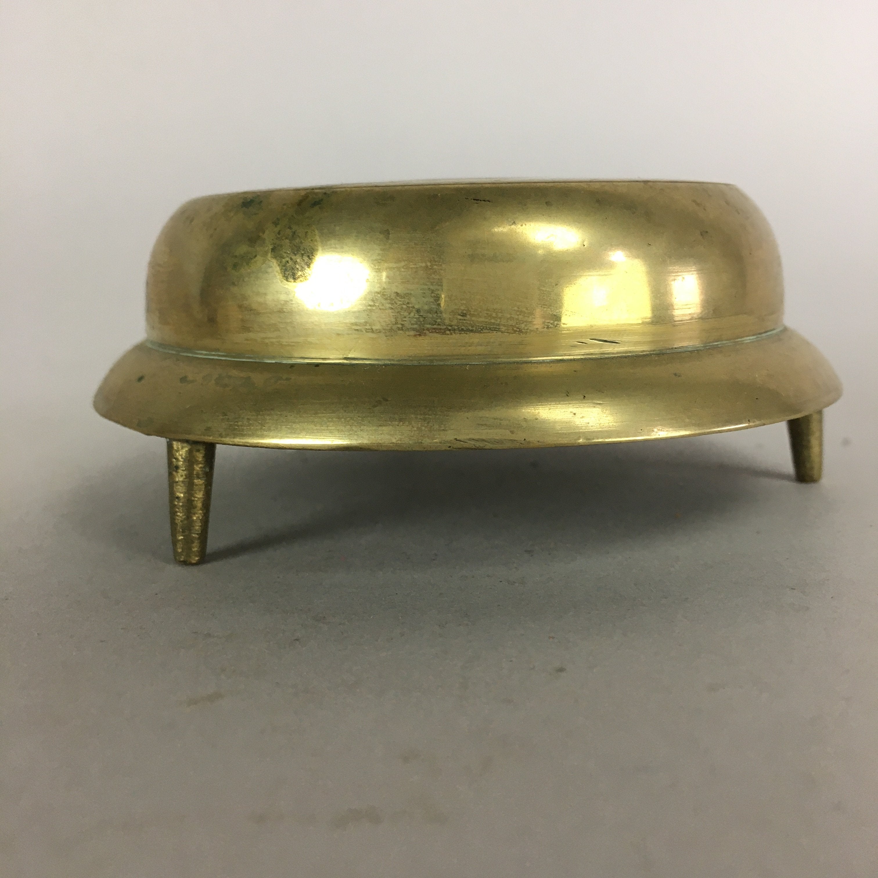 Japanese Buddhist Altar Fitting Vtg Orin Singing Prayer Bell Striker Butsudan BU