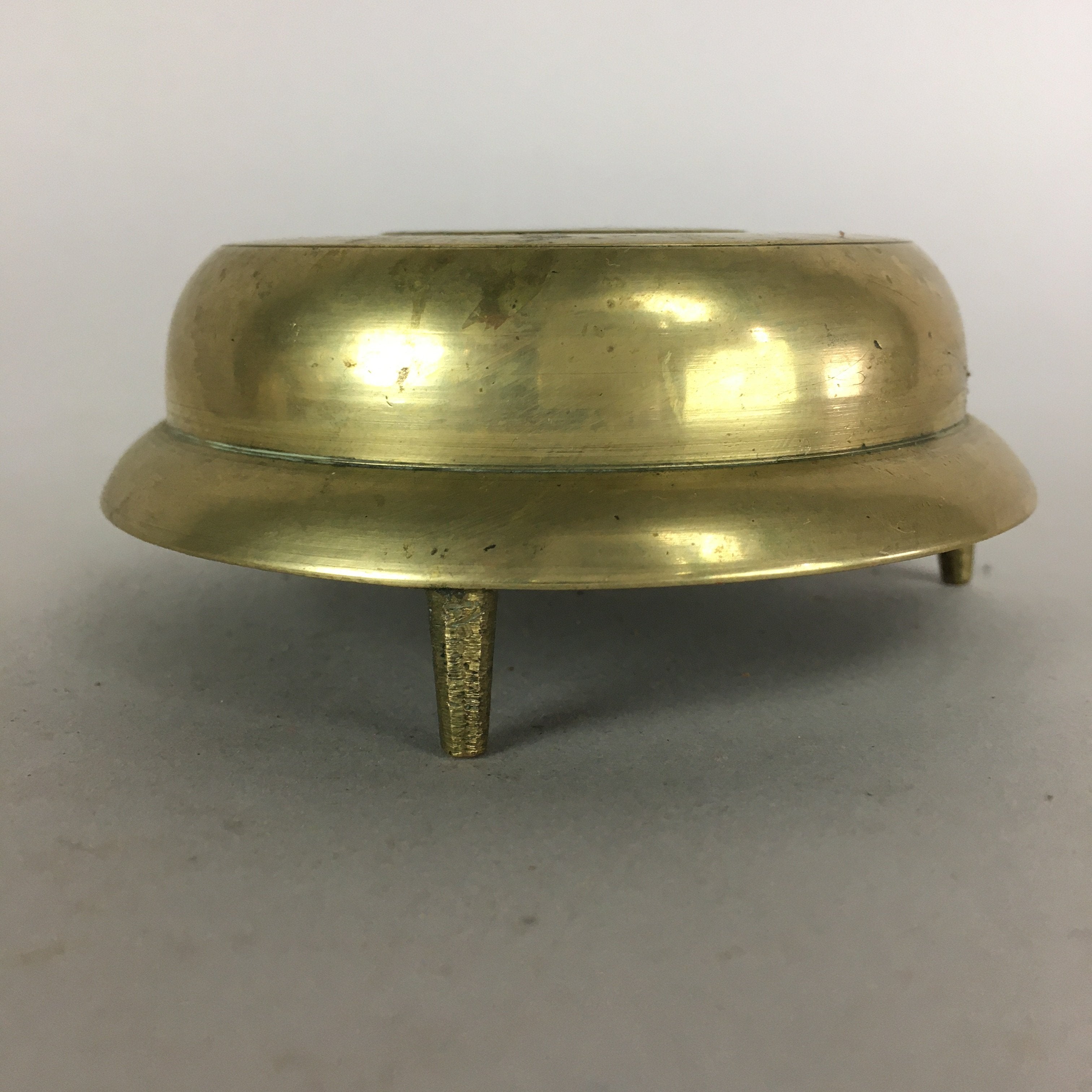 Japanese Buddhist Altar Fitting Vtg Orin Singing Prayer Bell Striker Butsudan BU
