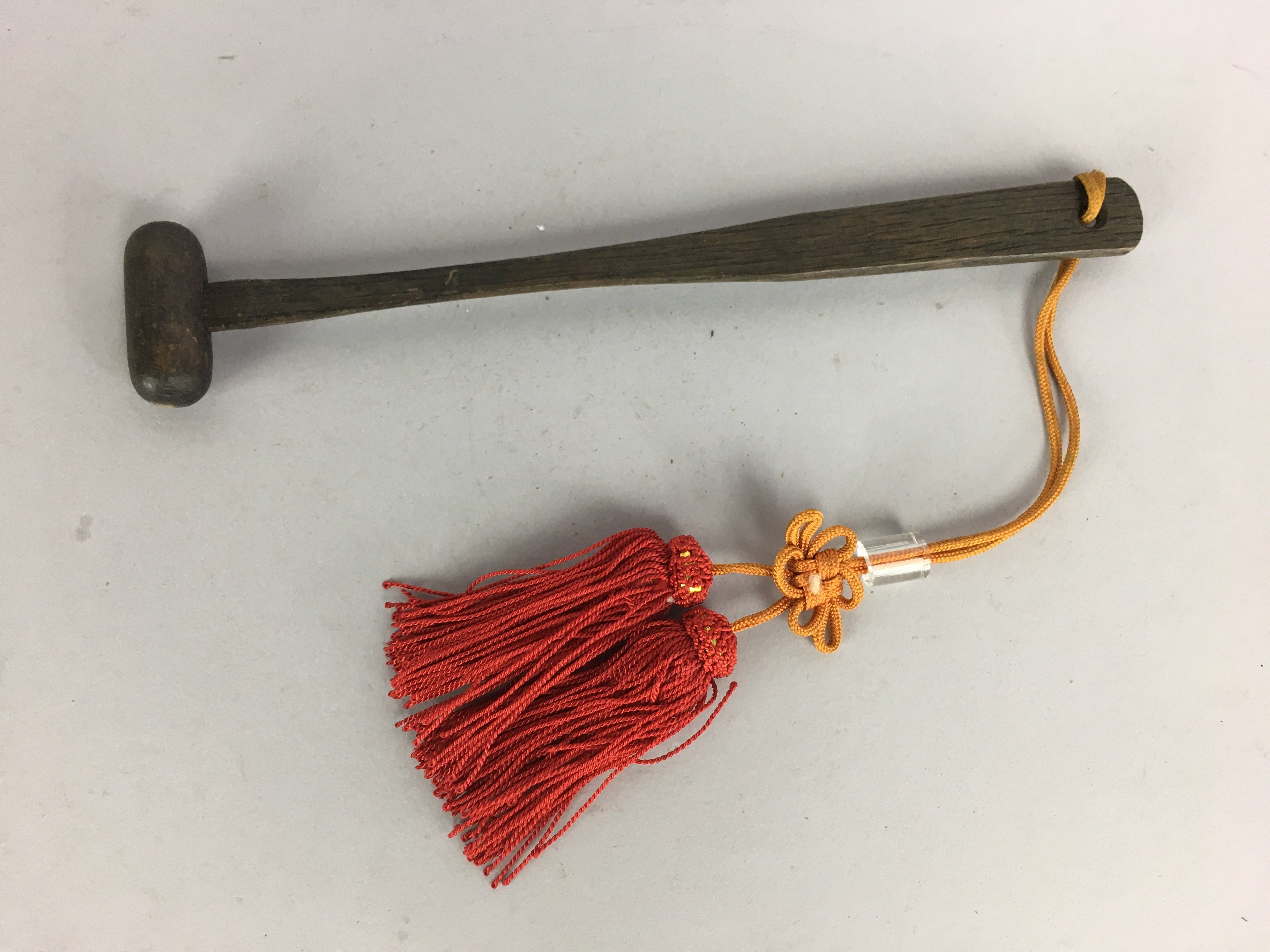 Japanese Buddhist Altar Fitting Vtg Orin Singing Prayer Bell Striker Butsudan BU