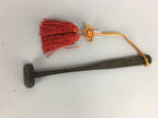 Japanese Buddhist Altar Fitting Vtg Orin Singing Prayer Bell Striker Butsudan BU
