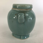 Japanese Buddhist Altar Fitting Vtg Porcelain Match Disposal Case Butsugu BU519