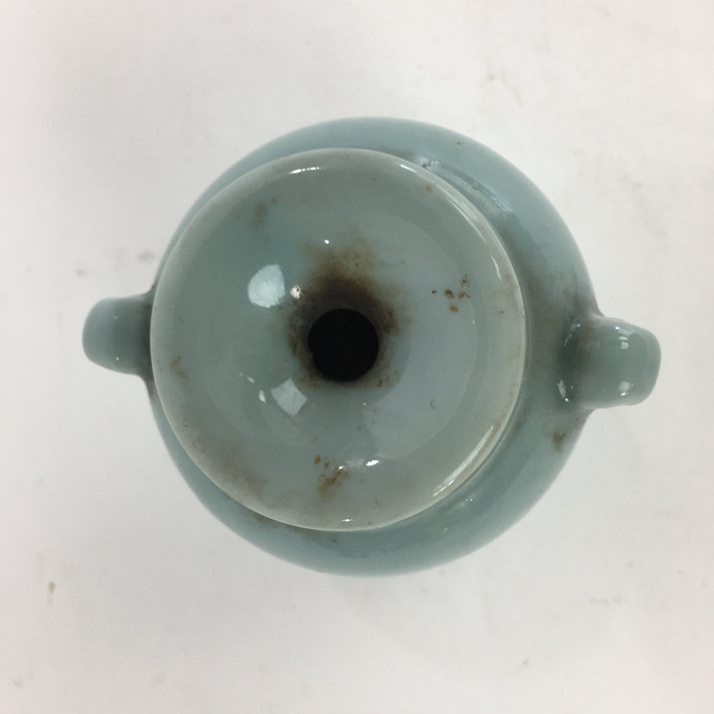 Japanese Buddhist Altar Fitting Vtg Porcelain Match Disposal Case Butsugu BU519