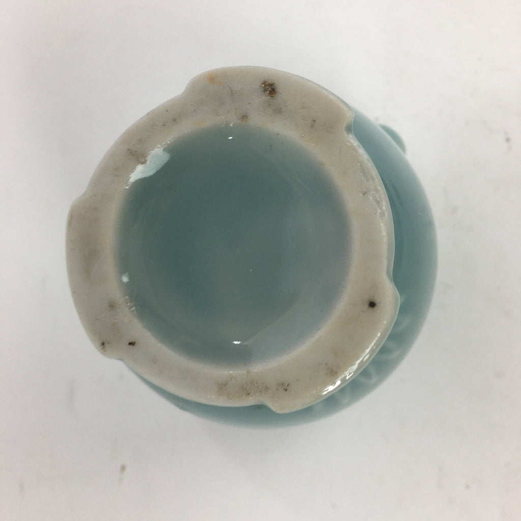 Japanese Buddhist Altar Fitting Vtg Porcelain Match Disposal Case Butsugu BU519