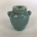 Japanese Buddhist Altar Fitting Vtg Porcelain Match Disposal Case Butsugu BU519
