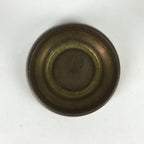 Japanese Buddhist Altar Fitting Vtg Rice Offering Cup Brass Butsudan BU712