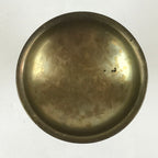 Japanese Buddhist Altar Fitting Vtg Rice Offering Cup Brass Butsudan BU795
