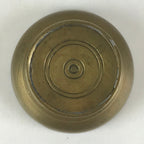 Japanese Buddhist Altar Fitting Vtg Rice Offering Cup Brass Butsudan BU795