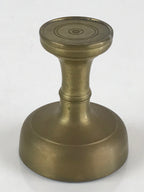 Japanese Buddhist Altar Fitting Vtg Rice Offering Cup Brass Butsudan BU795