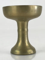 Japanese Buddhist Altar Fitting Vtg Rice Offering Cup Brass Butsudan BU801