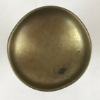 Japanese Buddhist Altar Fitting Vtg Rice Offering Cup Brass Butsudan BU801