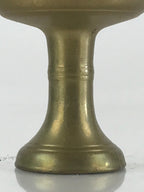 Japanese Buddhist Altar Fitting Vtg Rice Offering Cup Brass Butsudan BU801