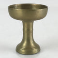 Japanese Buddhist Altar Fitting Vtg Rice Offering Cup Brass Butsudan BU801