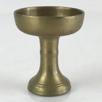 Japanese Buddhist Altar Fitting Vtg Rice Offering Cup Brass Butsudan BU801