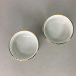 Japanese Buddhist Altar Fitting Vtg Rice Offering Cup Porcelain Butsudan BU95