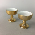 Japanese Buddhist Altar Fitting Vtg Rice Offering Cup Porcelain Butsudan BU95