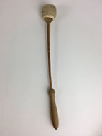 Japanese Buddhist Altar Fitting Vtg Wood Carving Drum Mokugyo BU729