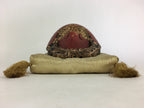 Japanese Buddhist Altar Fitting Vtg Wood Carving Drum Mokugyo BU729