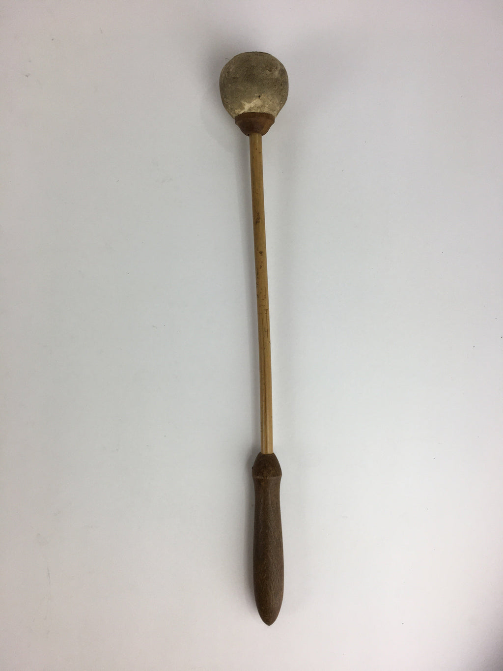 Japanese Buddhist Altar Fitting Vtg Wood Carving Drum Mokugyo BU731