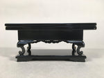 Japanese Buddhist Altar Fitting Vtg Wood Lacquer Offering Table Kyozukue BU288