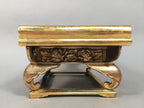 Japanese Buddhist Altar Fitting Vtg Wood Lacquer Offering Table Kyozukue BU316