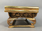 Japanese Buddhist Altar Fitting Vtg Wood Lacquer Offering Table Kyozukue BU316